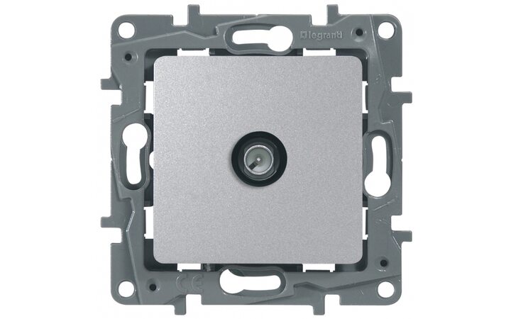 фото - Legrand Etika Алюм Розетка TV оконечная 672465