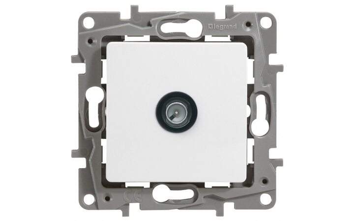 фото - Legrand Etika Бел Розетка TV проходная, 15дБ 672263