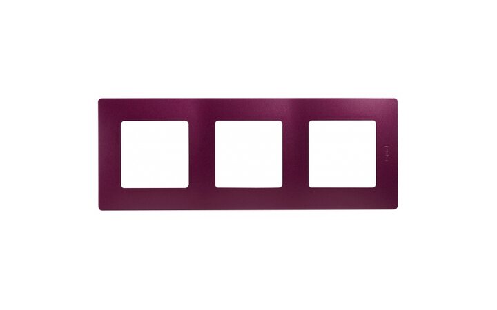 фото - Legrand Etika Сливовый Рамка 3-ая 672563