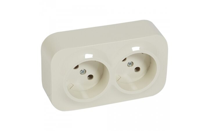 фото - Legrand Quteo Беж Розетка 2-я б/з (782261)