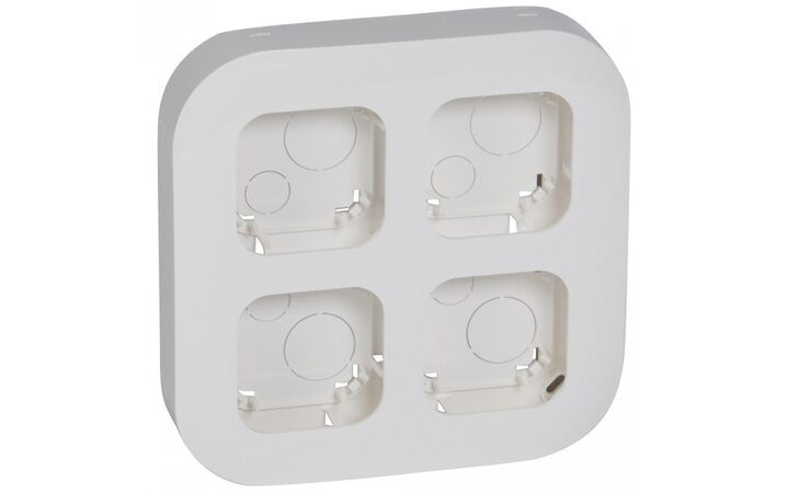 фото - Legrand Quteo Бел 4пост.рамка накл.монтажа (782294)