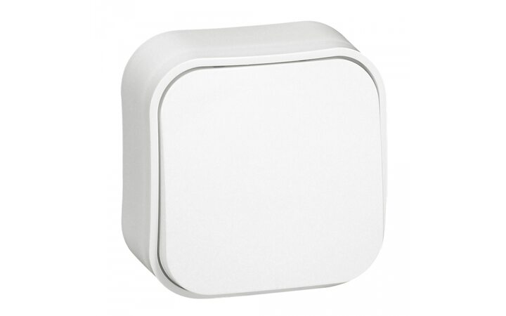 фото - Legrand Quteo Бел Кнопка 1-клавишная 6А (782205)