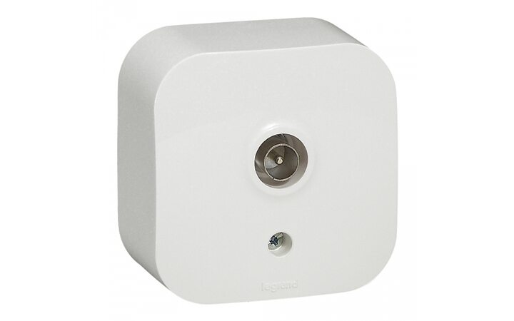фото - Legrand Quteo Бел Розетка TV (782215)