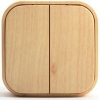 Legrand Quteo Сосна Выключатель 2-клавишный 10А (782262)