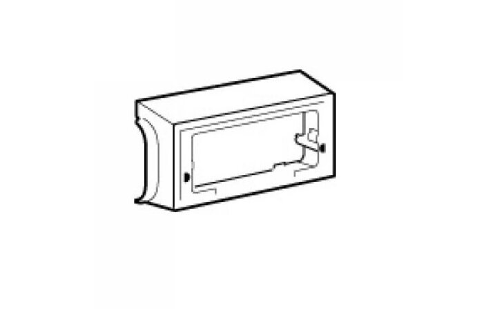 фото - Legrand Mosaic Рамка 6М на плинтус 75х20 (кроме 74203 и 74416) (030560)