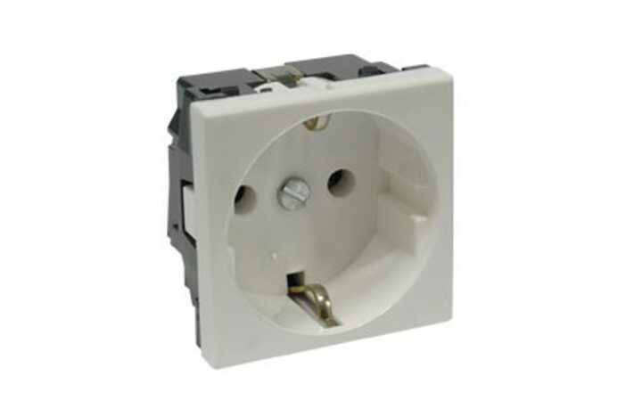 фото - Legrand Mosaic Розетка с/з 2М (077210)