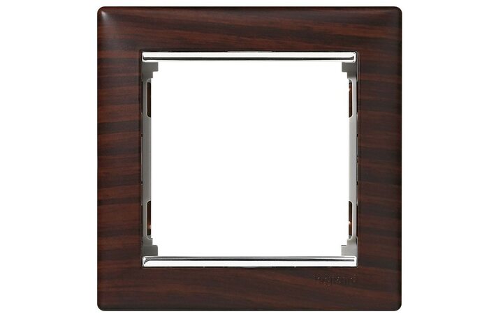 фото - Legrand Valena Темное дерево/Серебро Рамка 1-ая (770371)