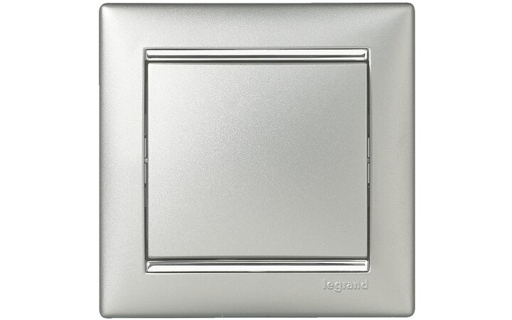 фото - Legrand Valena Алюминий/Серебряный штрих Рамка 1-ая (770351)