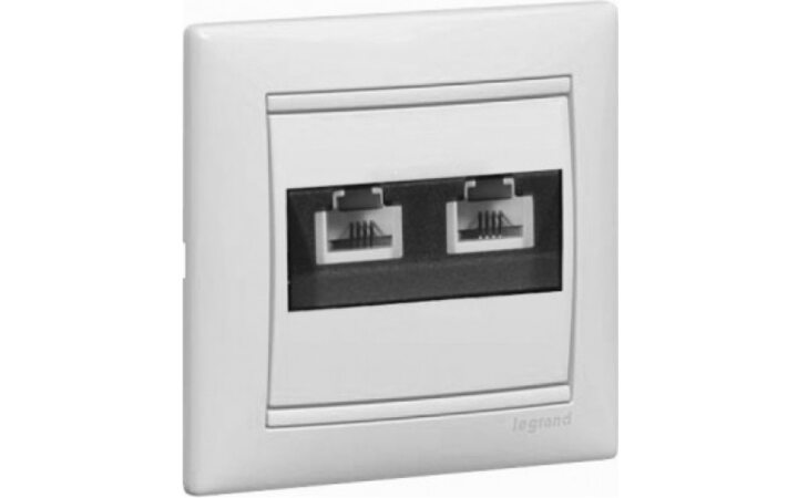 фото - Legrand Valena Бел Розетка ТЛФ 2-ая (774439)