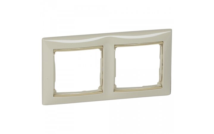 фото - Legrand Valena Крем/Золото Рамка 2-ая горизонт. (774152)
