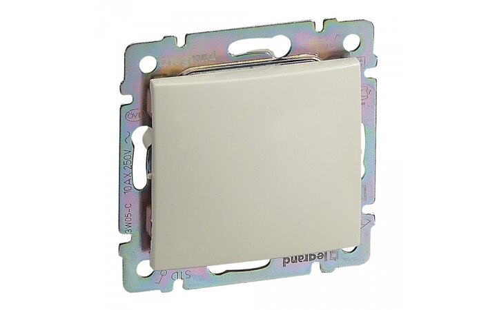 фото - Legrand Valena Крем Выключатель кнопочный 1-клавишный (774311)