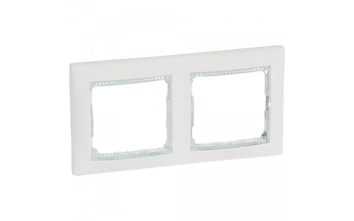 фото - Legrand Valena Бел/кристалл Рамка 2-ая гориз (774462)