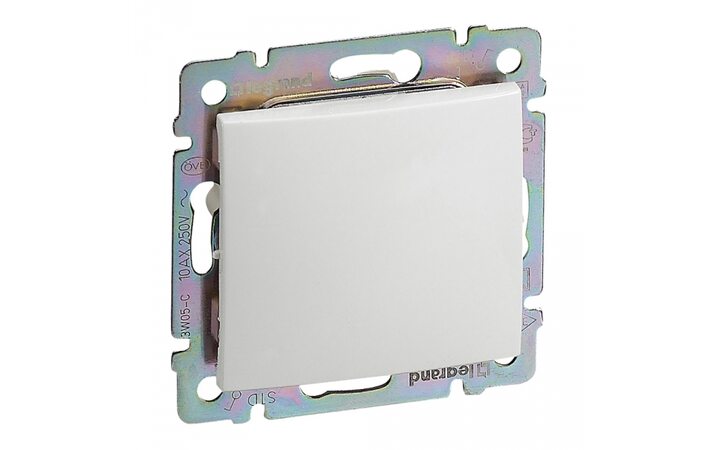 фото - Legrand Valena Бел Выключатель кнопочный 1-клавишный (774411)