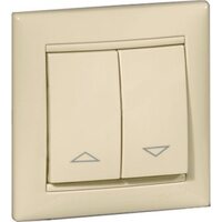 Legrand Valena Крем Выключатель жалюзийный кнопочный (774314)
