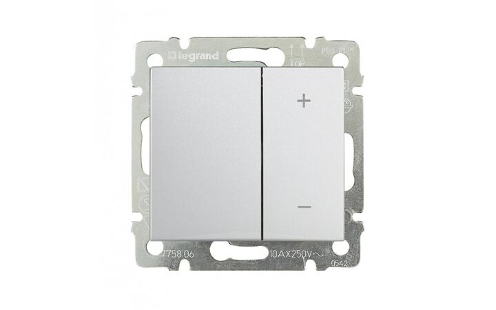 фото - Legrand Valena Бел Светорегулятор нажимной 40-600W для л/н и обмоточных т-ров (770074)