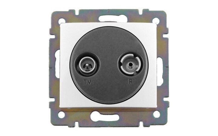 фото - Legrand Valena Бел Розетка TV-FM оконечная 862 МГц 10дБ (774433)