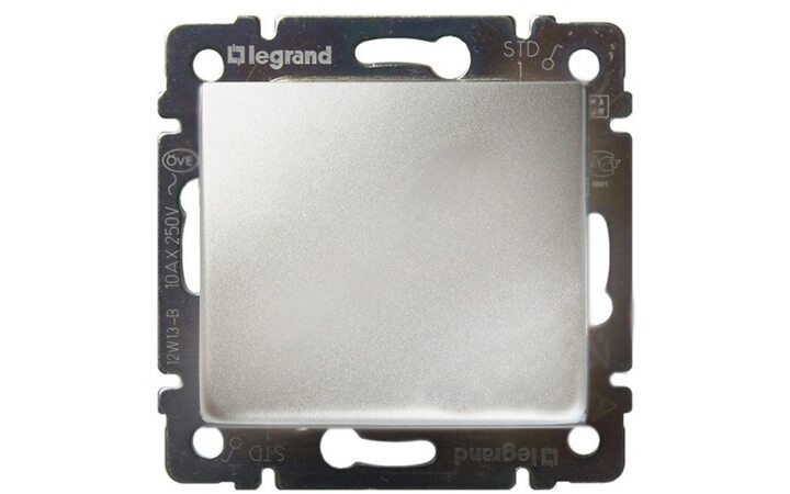 фото - Legrand Valena Алюминий Заглушка с выводом кабеля (770147)