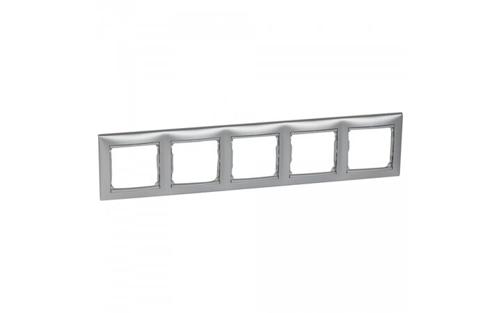 фото - Legrand Valena Алюминий Рамка 5-ая гориз (770155)