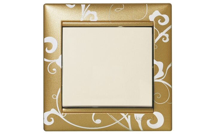 фото - Legrand Рамка Valena 1 пост, золото барокко (770020)