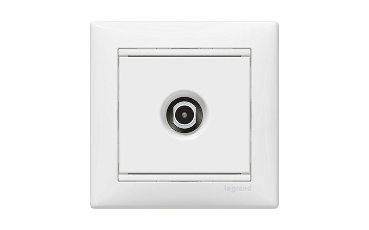 фото - Legrand Valena Бел Розетка TV проходная, 14 дБ (774431)