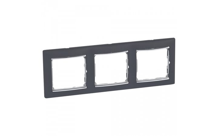 фото - Legrand Valena Ноктюрн/Серебро Рамка 3-ая горизонт. (770393)