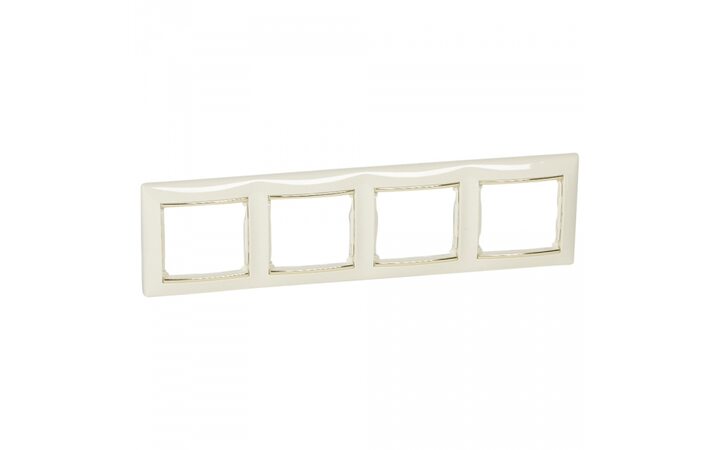 фото - Legrand Valena Крем/Золото Рамка 4-ая горизонт. (774154)