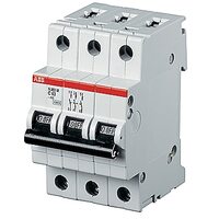 ABB S203P Автоматический выключатель 3P 63А (D) (2CDS283001R0631)