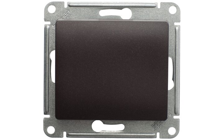 фото - Schneider Electric Glossa Шоколад Мех Выключатель 1-клавишный сх.1, 10AX (GSL000811)