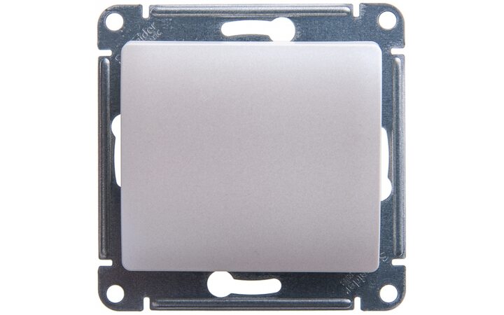 фото - Schneider Electric Glossa Перламутр Мех Выключатель 1-клавишный сх.1, 10AX (GSL000611)