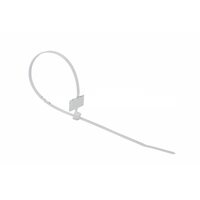 REXANT Хомут под маркер nylon 200 мм 100 шт белый (07-0206)