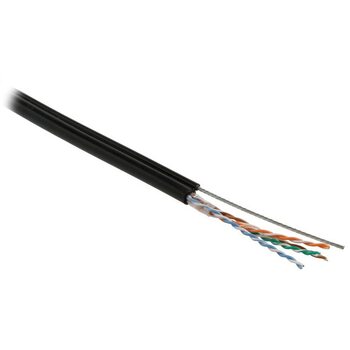 фото - Hyperline UUTP4-C5E-S24-2SW-OUT-PE-BK-500 бухта 500м