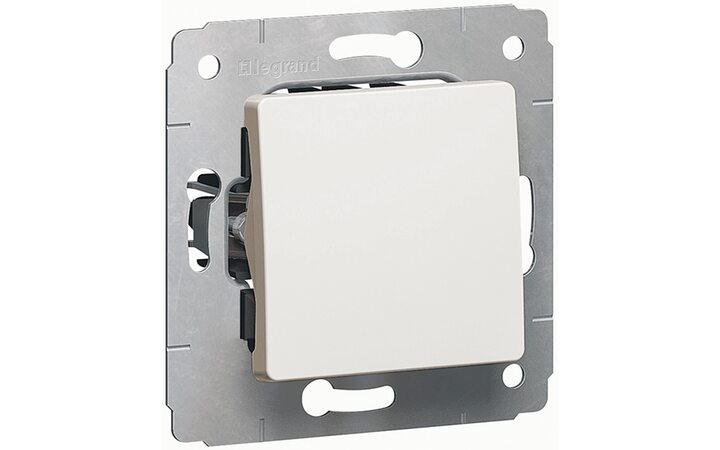 фото - Legrand Cariva Белый выключатель 1-клавишный (773656)