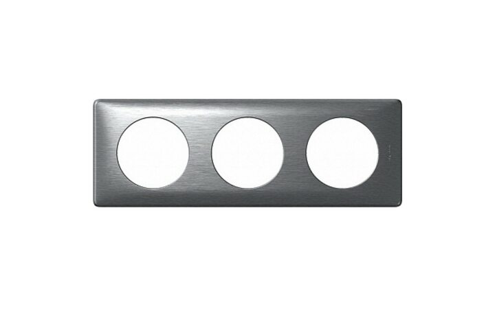 фото - Legrand Celiane Алюминий Рамка 3-ая (2+2+2 мод) (068923)