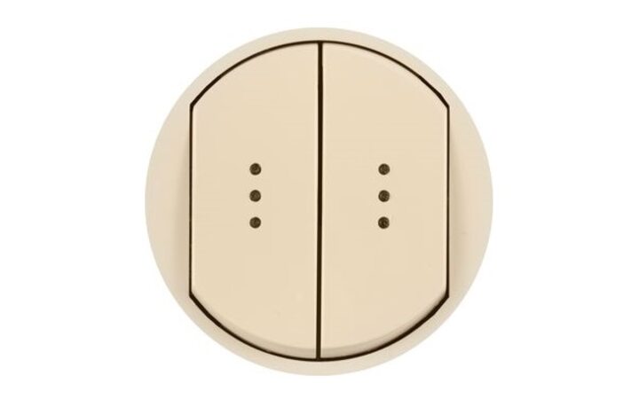 фото - Legrand Celiane Беж Клавиша 2-ая с подсветкой (066211)