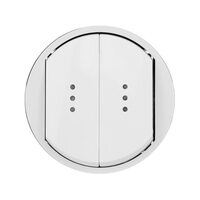 Legrand Celiane Бел Клавиша 2-ая с подсветкой (068004)