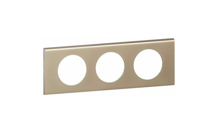 фото - Legrand Celiane Никель Велюр Рамка 3-ая (2+2+2 мод) (069113)