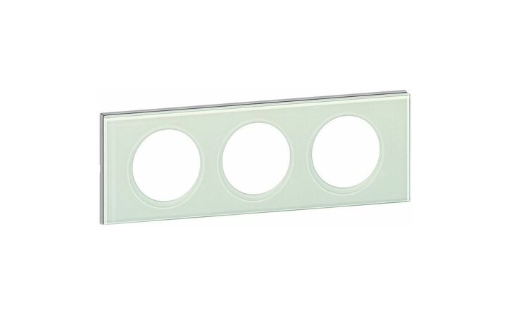 фото - Legrand Celiane Смальта Белая Рамка 3-ая (2+2+2 мод) (069313)