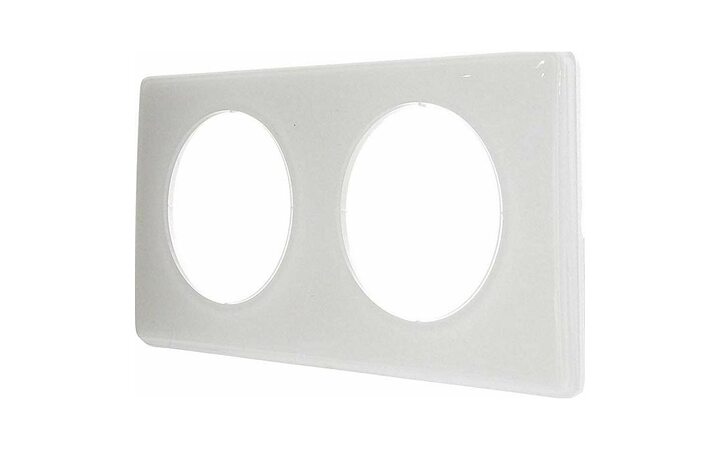 фото - Legrand Celiane2 Белый глянец Рамка 2-я (2+2 мод) (066632)