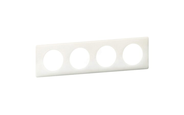 фото - Legrand Celiane2 Белый глянец Рамка 4-ая (2+2+2+2 мод) (066634)