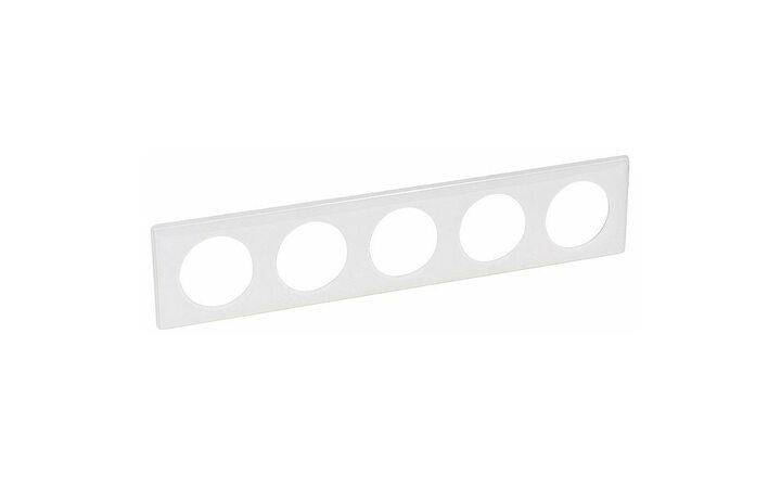 фото - Legrand Celiane2 Белый глянец Рамка 5-ая (2+2+2+2+2 мод) (066630)
