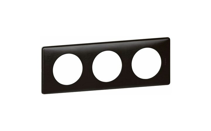 фото - Legrand Celiane2 Карбон Рамка 3-ая (2+2+2 мод) (068983)