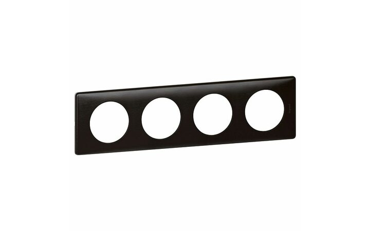 фото - Legrand Celiane2 Карбон Рамка 4-ая (2+2+2+2 мод) (068984)