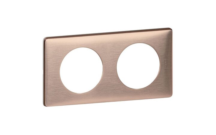 фото - Legrand Celiane2 Медь Рамка 2-я (2+2 мод) (068992)