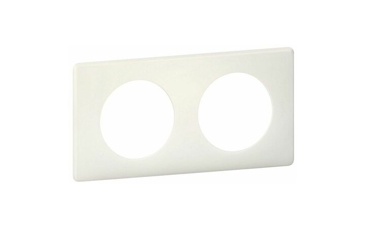 фото - Legrand Celiane2 Перкаль белый Рамка 2-я (2+2 мод) (066702)