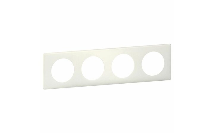 фото - Legrand Celiane2 Перкаль белый Рамка 4-ая (2+2+2+2 мод) (066704)