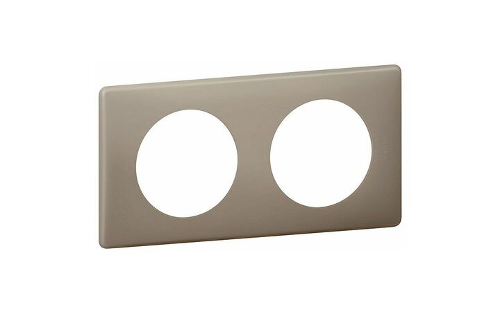 фото - Legrand Celiane2 Перкаль Грэй Рамка 2-я (2+2 мод) (066722)