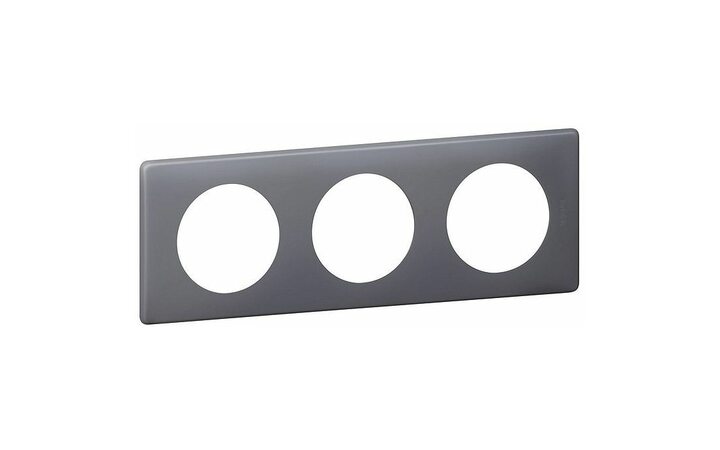 фото - Legrand Celiane2 Перкаль фиолетовая Рамка 3-ая (2+2+2 мод) (066733)