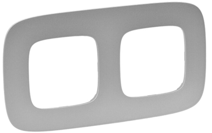 фото - Legrand Valena ALLURE Алюминий Рамка 2-ая (754392)