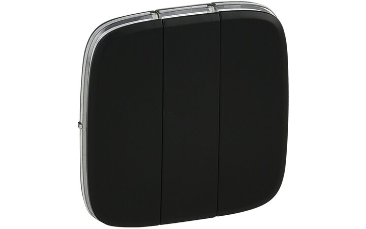 фото - Legrand Valena ALLURE Антрацит Клавиша 2-ая с подсветкой/индикацией (755228)