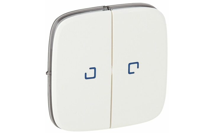 фото - Legrand Valena ALLURE Белая клавиша 2-ая с подсветкой/индикацией (755225)